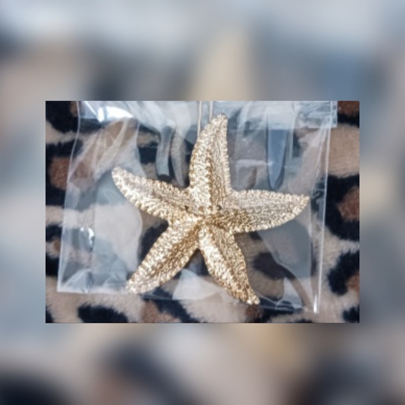 NEW Bundle of Women Fashion jewerly Starfish hairclip & Pearls hoop earrings - Picture 2 of 8